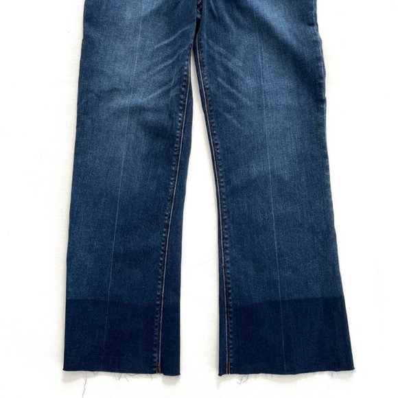 Spanx 20231R Cropped Flare Denim Jeans Medium Wash - Picture 6 of 8